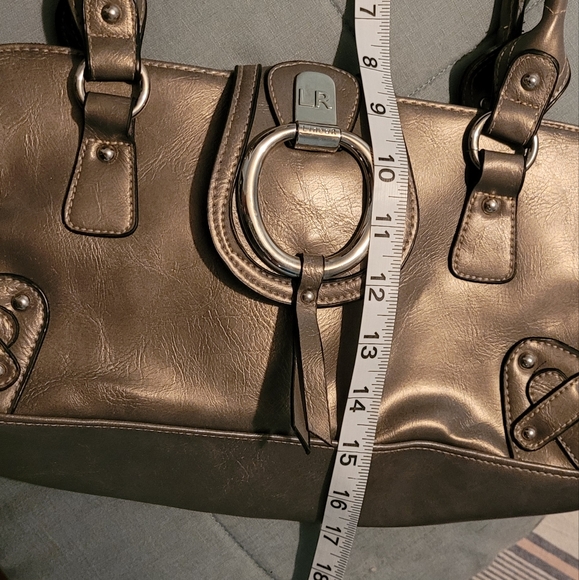 Grey Metallic Satchel - Picture 6 of 10